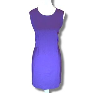 Elegant Purple Sleeveless Dress